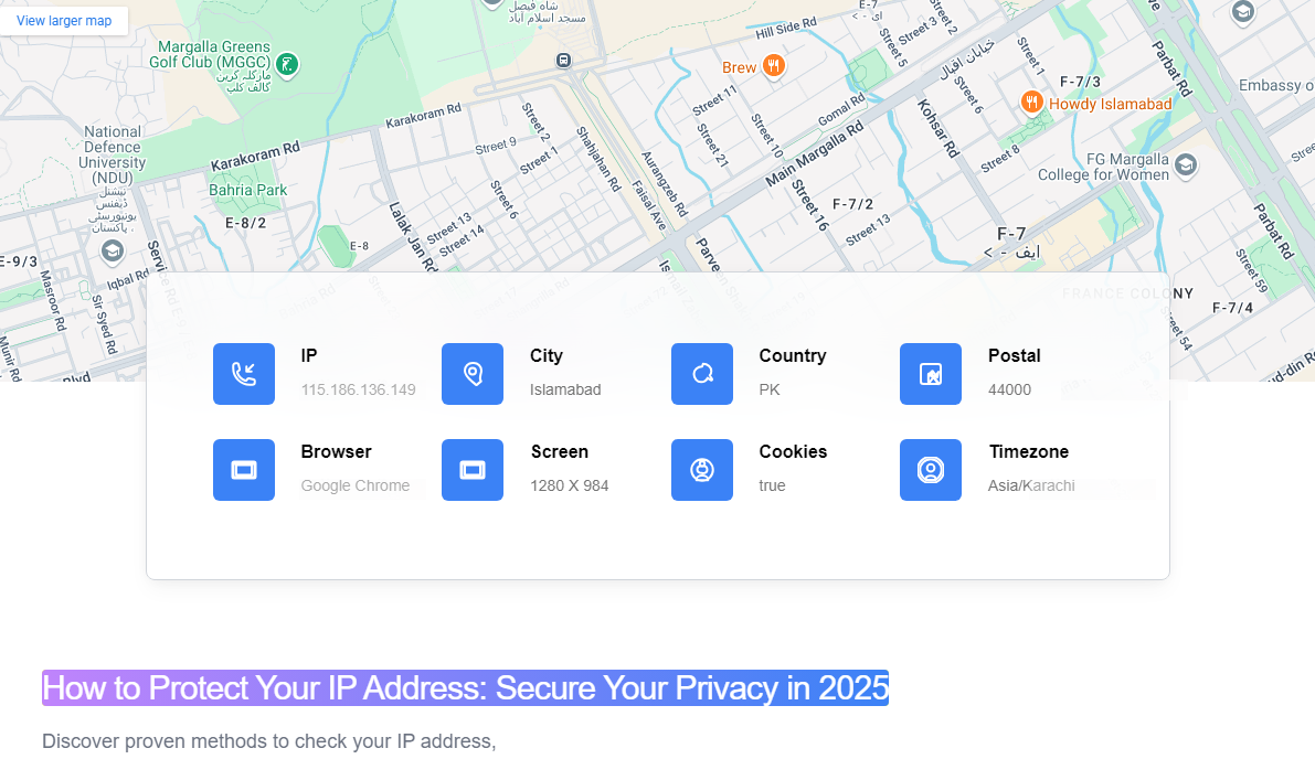 Insta-ip the best free ip checker tool